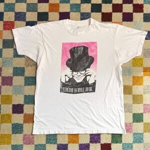 VTG 80s Elton John “The World” 1989 - 1990 Tour  Concert Single Stitch Band Tee